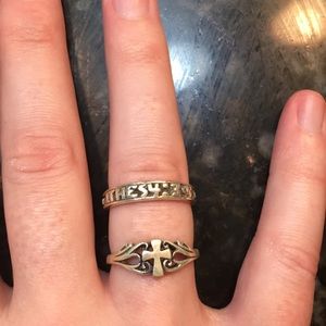 Sterling Silver Purity Ring Set